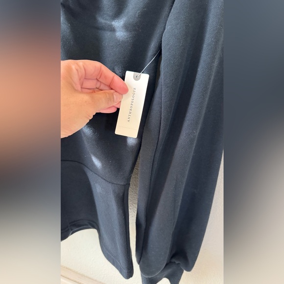 Maeve by Anthropologie black pullover peplum blouse - Picture 7 of 8